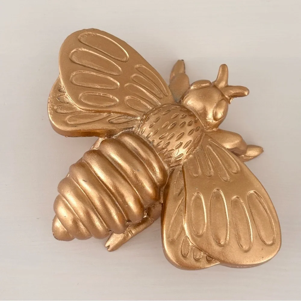TARGET Grasshopper/ Bee Gold Figurines - New!